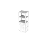 Scaffale Coprilavatrice Bianco 3 Piani Cm 60 x 75 x 184
