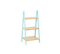 Scaffale da Bagno Berilo Azzurro Naturale 40,3 x 81,5 x 30 cm