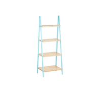 Scaffale da Bagno Berilo WR5504-4-428 Azzurro Naturale 40 x 109,3 x 30 cm