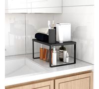 Scaffale da banco in materiale metallico durevole salvaspazio per la