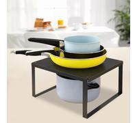 Scaffale da banco in materiale metallico durevole salvaspazio per la