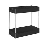 Scaffale Da Cucina A Due Livelli - Scaffale Sotto Il Lavello, Organizer Per Spezie Da Bancone | Mobile Da Bagno Multifunzionale E Ripiano Da Cucina Per Olio, Sale, Salsa Di Soia, Aceto, Soluzione Salv