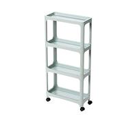 Scaffale da cucina - Carrello mobile dal pavimento al soffitto con ruote organizer e scaffalatura per uso domestico