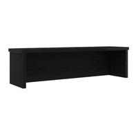 Scaffale da cucina impilabile, nero, 50 x 15 x 16 cm, salvaspazio, organizer per piano di lavoro e cassetto, versatile come ripiano da cucina, portaposate e porta utensili