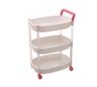 Scaffale da cucina Mobile Trolley Rack di Plastica Piano Gap Cucina Multi-strato Rack di Stoccaggio Bagno Gap Storage Rack con Ruote Organizzatore/Scaffalatura Unità