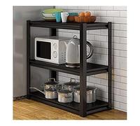 Scaffale da Cucina, Rack per Forno A Microonde A 3 Livelli Supporto per per Tostapane Scaffale per Organizzatore per Cucina in Metallo Design Moderno(60 * 30 * 103cm)