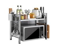Scaffale da Cucina, Scaffale da Cucina per Forno A Microonde per Espandibile per Tostapane Appoggio per Design Moderno