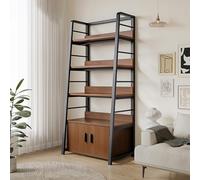 Scaffale da forno a 5 livelli, supporto per microonde, mensole da cucina, scala in metallo con armadietti, per soggiorno e camera da letto