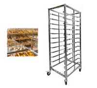 Scaffale da forno professionale per cucine e ristoranti con 2 ruote