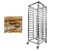 Scaffale da forno professionale per cucine e ristoranti con 2 ruote