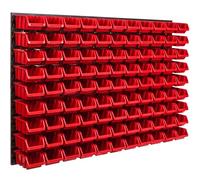 Scaffale da parete, 1152 x 780 mm, 99 pezzi. Scatole impilabili, scaffali per magazzini, ripiani a parete extra forti, mensole espandibili, scaffali da officina, scaffali da officina