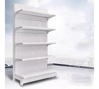 Scaffale da parete a 5 ripiani per generi alimentari, forniture per ufficio e negozi di liquori, 90 x 43 x 135 cm, soluzione robusta e versatile per la casa e il lavoro
