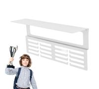 Scaffale da parete con ganci - supporto trofeo | mensola da trofeo in metallo da appendere | supporto per display per organizzatore trofeo, scaffale galleggiante per ingresso per decorazioni, chiavi