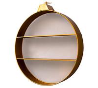 Scaffale da parete con mensole galleggianti Pipe Sh 3 livelli barra rotonda Mensola a parete utilizzata per rack/portabottiglie / libreria / cornice decorativa da appendere | Stile retrò e vintage