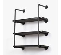 Scaffale da parete galleggiante, libreria in legno per la decorazione della casa, soluzione versatile per soggiorno, cucina o ufficio