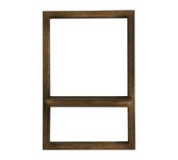 Scaffale da parete in legno migliora lo stoccaggio di legno facile dell'installazione degli scaffali della parete della decorazione domestica