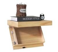 Scaffale da parete Magic Flap con scomparto segreto nascosto, mensola sospesa nascosta, scaffale portaoggetti da parete, ideale per mobili nascosti e sicuri