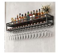 Scaffale da parete per bottiglie di vino, scaffale galleggiante per bottiglie di vino, espositore per bar da cucina, portabottiglie rustico, salvaspazio, per decorare la casa, per conservare bottiglie