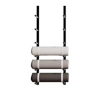 Scaffale da parete per tappetino da yoga, organizer a 6 ripiani per | Organizer da parete con 6 ripiani per riporre in modo efficiente tappetini da yoga, cinghie e rulli in schiuma nelle palestre