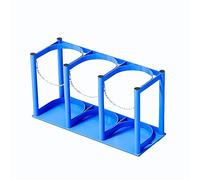 Scaffale da pavimento per serbatoio di ossigeno per propano, bombole di CO2, supporto durevole salvaspazio, lunghezza carrello 28-40,6 cm