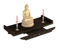 Scaffale da santuario Buddha - Tavolo da montaggio a parete, flottante, piattaforma con forte supporto per la casa, la camera da letto, il libro angolare e il soggiorno in uffici o hal