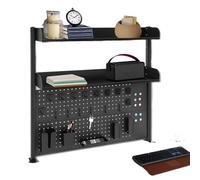 Scaffale da Scrivania con Morsetto Mensola da scrivania con morsetto e pannello forato, postazione di lavoro estensibile for , mensole portaoggetti for libreria for ufficio domestico dormitorio