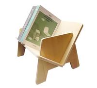 Scaffale da scrivania in legno - 40 × 26 × 24 cm per tablet scaffale senza attrezzi | Organizzatore da scrivania in legno per libri riviste forniture per ufficio | Scaffale portaoggetti per