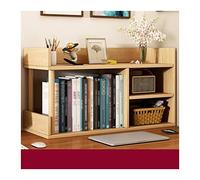 Scaffale da scrivania in legno - libreria da scrivania compatta, soluzione autoportante per ufficio e casa, elegante e piccola per una gestione efficiente dello spazio di lavoro