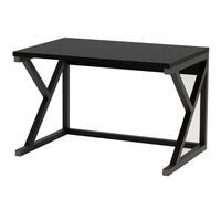 Scaffale da Scrivania Multiuso 2 Ripiani 54x35x35 cm per Stampante Ufficio in MDF Nero