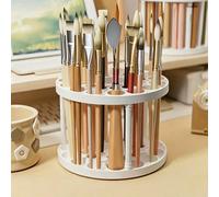 Scaffale da scrivania per cosmetici, organizer per rossetti e pennelli da trucco, scatola portaoggetti da toeletta, portapenne multifunzione, regalo per il ritorno a scuola Polipropilene