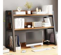 Scaffale da scrivania per scrivania del Computer - Scaffale da appoggio Multiuso a 2 Livelli, scaffale da scrivania Regolabile, libreria per Computer Desktop, scaffale per espositore per uf