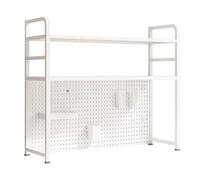 Scaffale da tavolino accatastabile del nizer per la piccola libreria del ferro dell'apprettatrice con colore bianco indipendente di progettazione