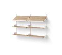 Scaffale da Ufficio 900 Rovere e Bianco