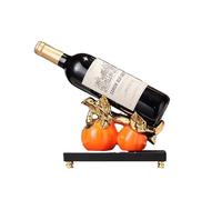 Scaffale da Vino Portabottiglie for vino Cachi Armadietto for vino Ornamento decorativo Armadietto for vino di lusso Armadietto for vino TV Armadietto da pranzo Supporto per Bottiglie(Orange)