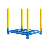 Scaffale d'acciaio accatastabile resistente del pallet, scaffali multifunzionali di stoccaggio per il magazzino industriale, struttura elevata per i bisogni di conservazione frigorifera