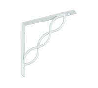 Scaffale decorativo angolo 15 cm porta Console mensola supporto per scaffale mensola Bianco