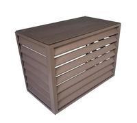 Scaffale del condizionatore d'aria, esposizione all'aperto di alluminio della pianta con la piantatrice approfondita, supporto Louvered per nascondere le unità di CA