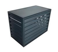 Scaffale del condizionatore d'aria, esposizione all'aperto di alluminio della pianta con la piantatrice approfondita, supporto Louvered per nascondere le unità di CA