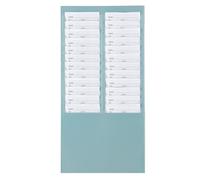 Scaffale della carta di tempo della tasca 24, supporto fissato al muro della carta di partecipazione per la gestione di tempo dei dipendenti