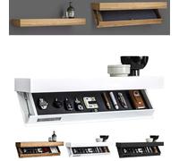 Scaffale di design Magicflap con scomparto segreto, nuova mensola sospesa nascosta del 2025, soluzione di archiviazione a parete, mensola segreta, arredamento moderno for la casa, ideale for soggiorno