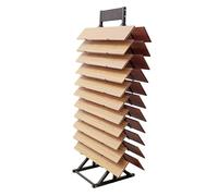 Scaffale di esposizione del campione delle mattonelle del pavimento, sistema su due lati della griglia per i centri espositivi ed i depositi