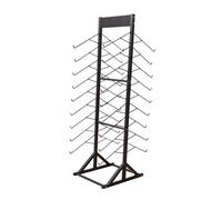 Scaffale di esposizione del campione delle mattonelle del pavimento, sistema su due lati della griglia per i centri espositivi ed i depositi