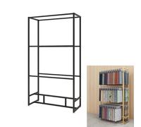 Scaffale di esposizione del tessuto del tessuto del metallo, supporto da pavimento per la sala d'esposizione e uso della fiera commerciale