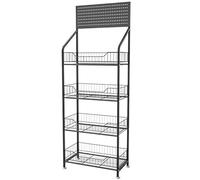 Scaffale di esposizione dello spuntino del metallo, organizzatore durevole del supporto della concessione per il supermercato, l'ufficio e la cucina domestica