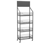 Scaffale di esposizione dello spuntino del metallo, organizzatore durevole del supporto della concessione per il supermercato, l'ufficio e la cucina domestica