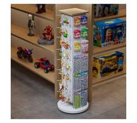 Scaffale di esposizione di vendita al dettaglio di isolato con i ganci rotabili di 360°, scaffale versatile dello spuntino del supermercato per i grandi magazzini e l'esposizione dei gioielli