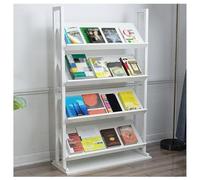 Scaffale di esposizione diritto della letteratura del pavimento, supporto robusto dell'opuscolo per le fiere, gli uffici e gli hotel