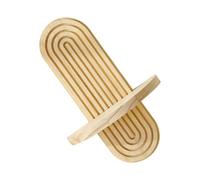 Scaffale di immagazzinaggio di risparmio di spazio per la visualizzazione di libri decorativo arcobaleno arco di legno mensola galleggiante per la decorazione domestica supporto appeso