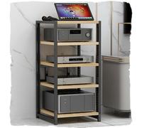 Scaffale di legno regolabile di media di pavimento-diritto degli scaffali per il Governo d'angolo