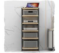 Scaffale di legno regolabile di media di pavimento-diritto degli scaffali per il Governo d'angolo